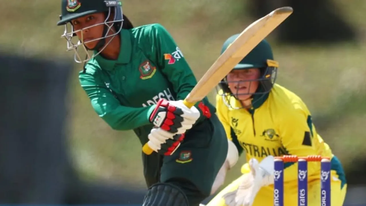 Bangladesh vs Australia in U19 women t20 world cup