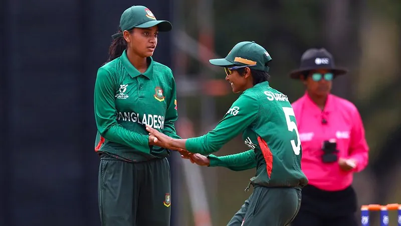 Bangladesh's opponents in the Super Six