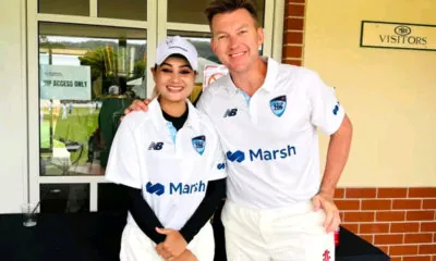 Brett lee and Jahanara Alam