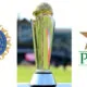 Champions trophy, PCB and BCCI logo