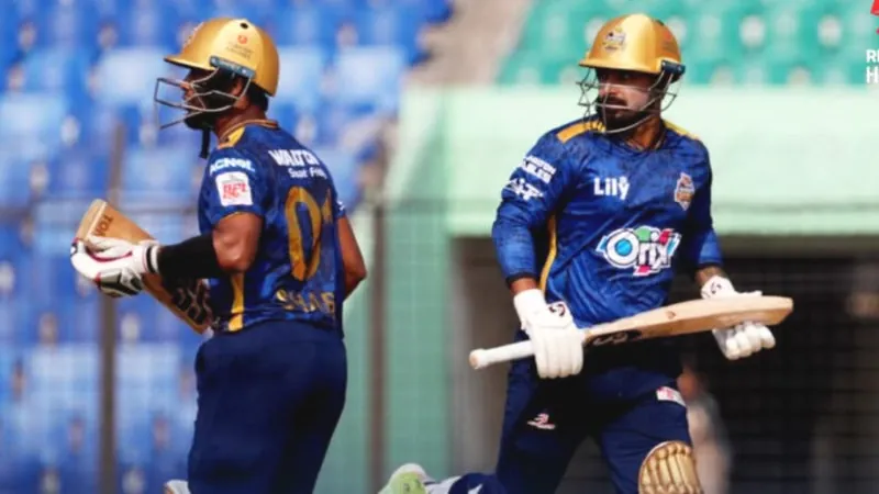 Dhaka Capitals won with Litton Das Fifty