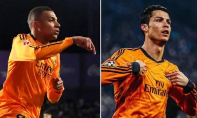 Kyllian Mbappe hat trick and celebration like ronaldo