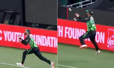 Maxwell wins everyone's hearts with an incredible catch