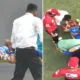 Mehedi Hasan Miraz left field with stretcher