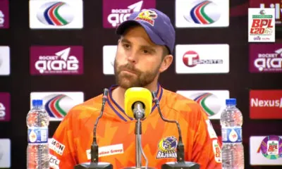 Rayan Burl in BPL post match press conference