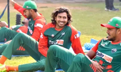 Soumya Sarkar in Rangpur Riders practice