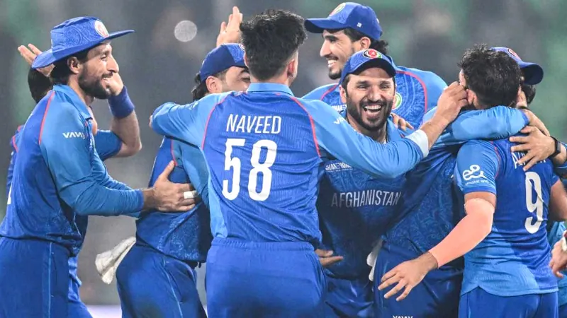 Afghanistan after beat England in Champions trophy