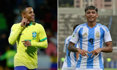 Argentina and Brazil u20 match