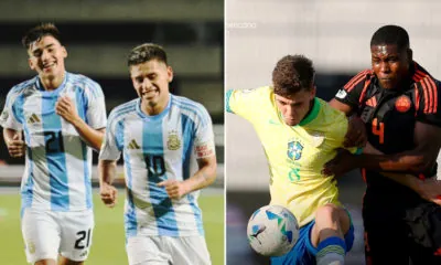 Argentina and Brazil u20 team different match