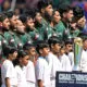 Bangladesh team during national anthem