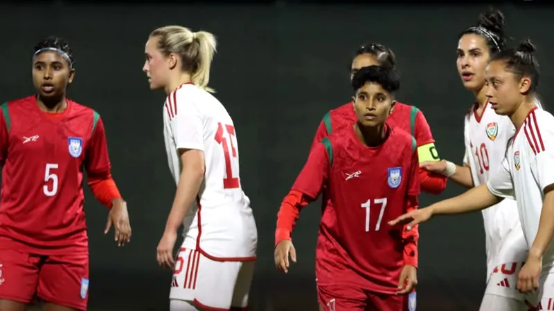 Bangladesh vs UAE women football