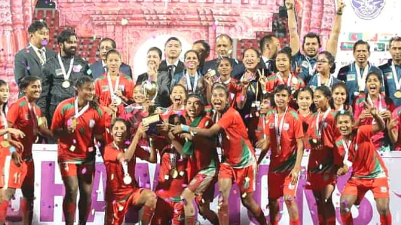 Bangladesh women football saff champion