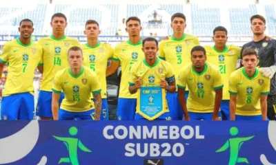 Brazil u20 team won Conmebol Sub20