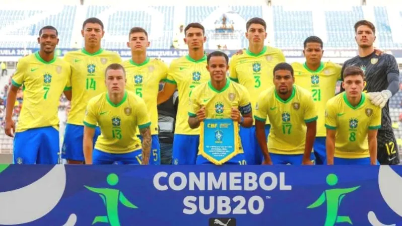 Brazil u20 team won Conmebol Sub20