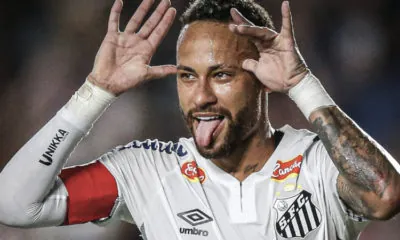 Neymar junior in Santos FC