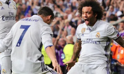 Cristiano Ronaldo and Marcelo