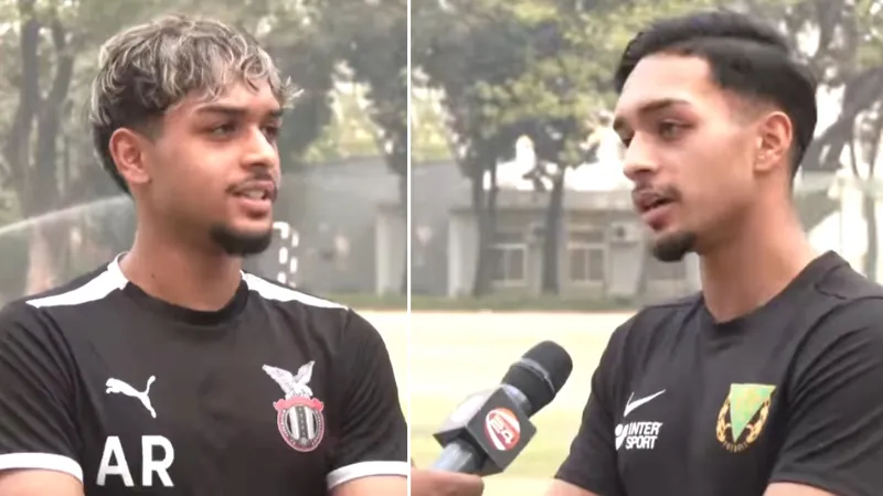 Swedish expatriate footballers Ashiq and Anik