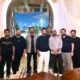 Tamim Iqbal with Bangladesh team in Dubai