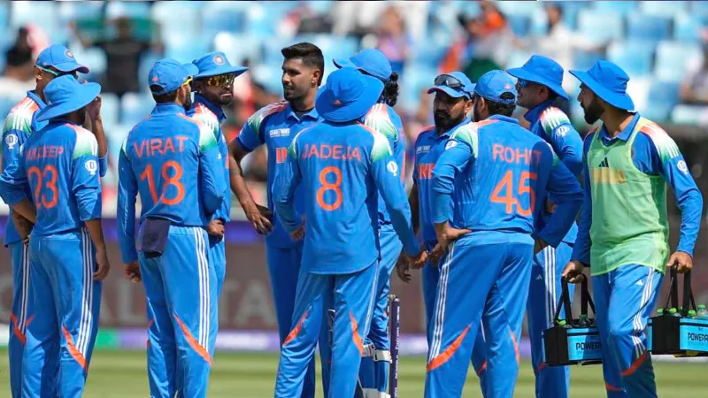 Team India in champions trophy