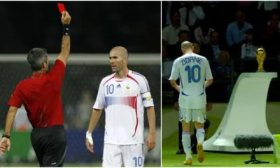 Zinedine Zidane Red Card