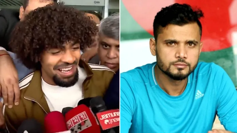 Hamza Choudhury and Mashrafe