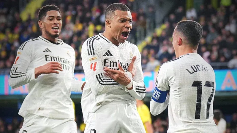 Real Madrid win with Mbappe's goals