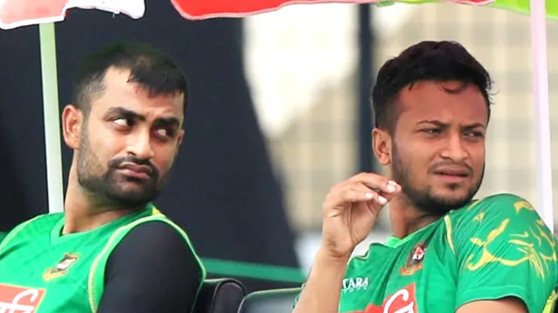 Shakib Al Hasan and Tamim Iqbal