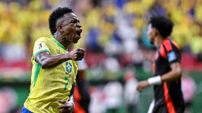 Vinicius Junior's goal help Brazil to get hard win